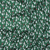 RJR Fabrics - Cotton - Snow Day Fun - Snowmen Fun - Green