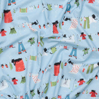 Dear Stella - Cotton - Cats In The Laundry - Hanging Out - Sky