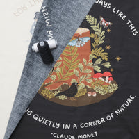 Gingiber - Cotton - Night Owl - Panel