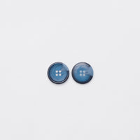 Elan - 4-Hole Button - 23mm - Tortoiseshell - Navy