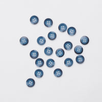 Elan - 4-Hole Button - 15mm - Tortoiseshell - Navy