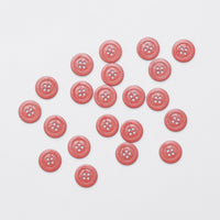 Elan - 4-Hole Button - 18mm - Terra Cotta