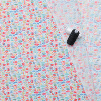 Makower UK - Cotton - Deep Blue Sea - Sea Fish Shoal - Light Blue