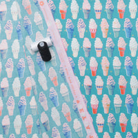 Ruby Star - Cotton - Best Day Ever - Ice Cream - Dark Turquoise