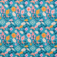 Ruby Star - Cotton - Best Day Ever - Foxgloves - Summer Sky