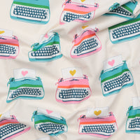 Ruby Star - Canvas - Best Day Ever - Typewriters - Natural