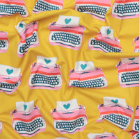 Ruby Star - Canvas - Best Day Ever - Typewriters - Golden