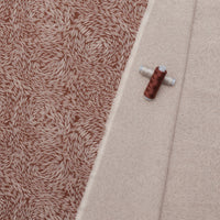 Figo - Cotton Linen - Rhythm & Leaves - Wheat - Ochre