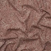 Figo - Cotton Linen - Rhythm & Leaves - Wheat - Ochre