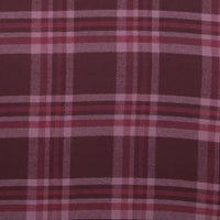 Cotton - Mammoth Flannel - Plaid - Aubergine