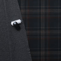 Poly Blend - Ponte De Roma - Plaid - Navy