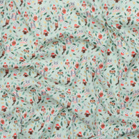 Cotton + Steel - Cotton - Merry Pawmas - Barkmas Tree - Light Mint