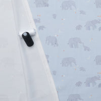 Moda - Cotton - To The Moon And Back - Elephant Baby - Sky