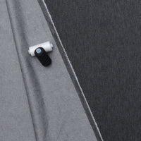 Cotton - Metallic Denim - Black Silver