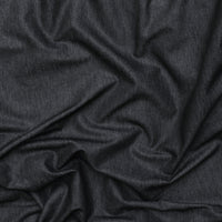 Cotton - Metallic Denim - Black Silver