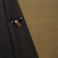 Cotton Blend - Metallic Denim - Black Gold