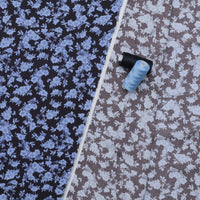 Figo - Rayon - Rosa - Tonal Floral - Blue
