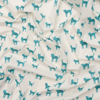 Ruby Star - Cotton - Catnap - Tiger Stripes - Turquoise