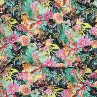 Kitty McCall - Cotton - Vibrant Botanica - Flower Garden - Jungle