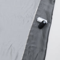 Poly Viscose - Lining - Diamond Grid - Silver