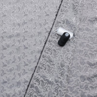 Poly Viscose - Lining - Bold Paisley - Silver