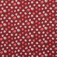Moda - Cotton - Funny Valentine - Strawberries - Rose