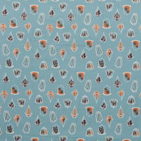 Ruby Star - Cotton - Calathea - Terrarium - Soft Blue