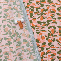 Ruby Star - Cotton - Calathea - Fiddle Leaf - Sweet Pink