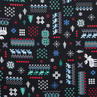 Kanvas Studio - Flannel - Winter Wonders - Happy Snowmen - Black