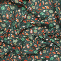 Dear Stella - Cotton - Camping Crew - Camping Supplies Emerald