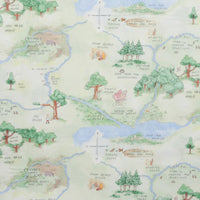 Studio E - Cotton - Classic Winnie - Map - Lt Green