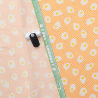 Ruby Star - Cotton - Egg And Friends - Fried Eggs - Cantaloupe