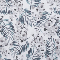 Stof - Viscose - Avalana - Jersey - Flowers - White