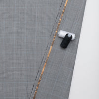 Wool Cashmere - Suiting - Plaid - Grey