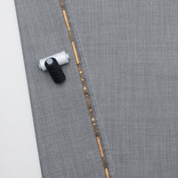 Wool Cashmere - Suiting - Herringbone - Grey