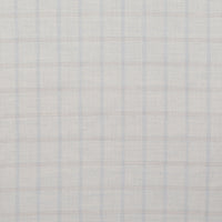 Wool Silk - Suiting - Plaid - Stone Pale Sky