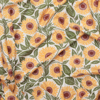 Moda - Cotton - Garden Series - Sunflower - Cream