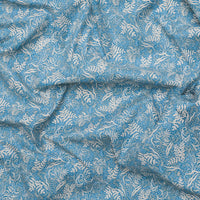 Liberty - Cotton - Autumn Woodland - Rustling Grasses - B