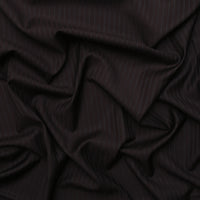 Wool Blend - Suiting - Stripe - Chocolate Blue