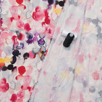 Linen Blend - Laurel Print - Natural - Pink Yellow