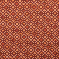 Camelot - Cotton - I Love Carbs - Bakery Lattice - Dark Brown