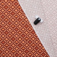 Camelot - Cotton - I Love Carbs - Bakery Lattice - Dark Brown