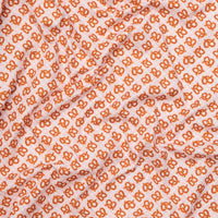 Camelot - Cotton - I Love Carbs - Checked Pretzels - Pink