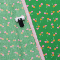 Ruby Star - Cotton - Trinketry - Cherry Friends - Deep Verdant