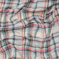 AGF - Flannel - Highlands - Sketch Plaid - Tealberry