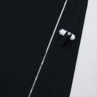 Wool - Suiting - Stripe - Black