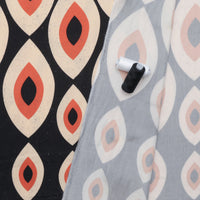 Stof - Viscose - Light and Lush Twill - Orange Black