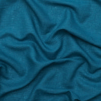 Linen Blend - Utopia - Check - Ocean Navy