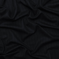 Wool Cashmere - Suiting - Stripe - Black Grey
