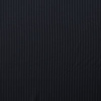 Wool Silk - Suiting - Stripe - Midnight Grey